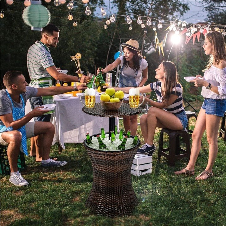Cooler bar table 10-8